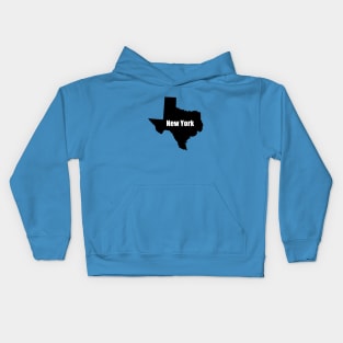 New York Texas Kids Hoodie